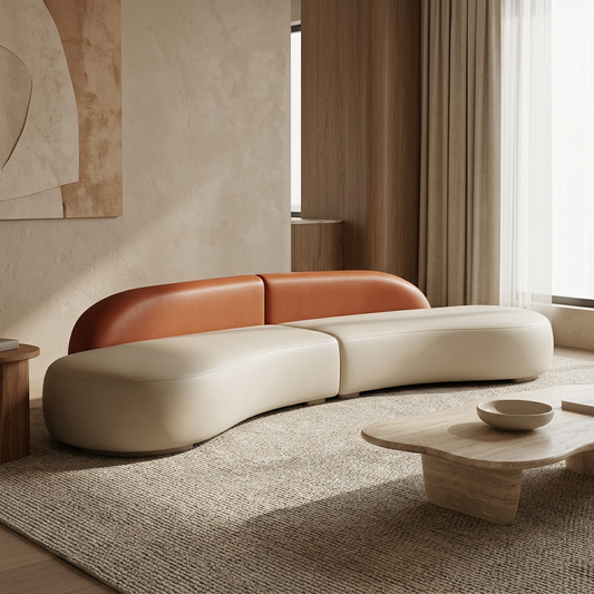 Brera sofa styled in a living room