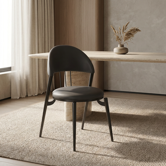 Ferrara dining chair styled in a dining room