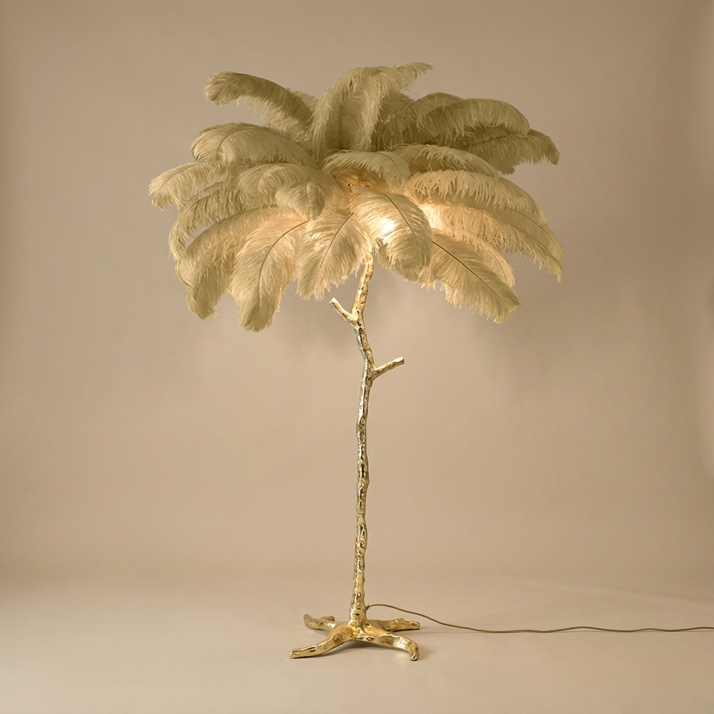 Plume Floor Lamp — Khaki