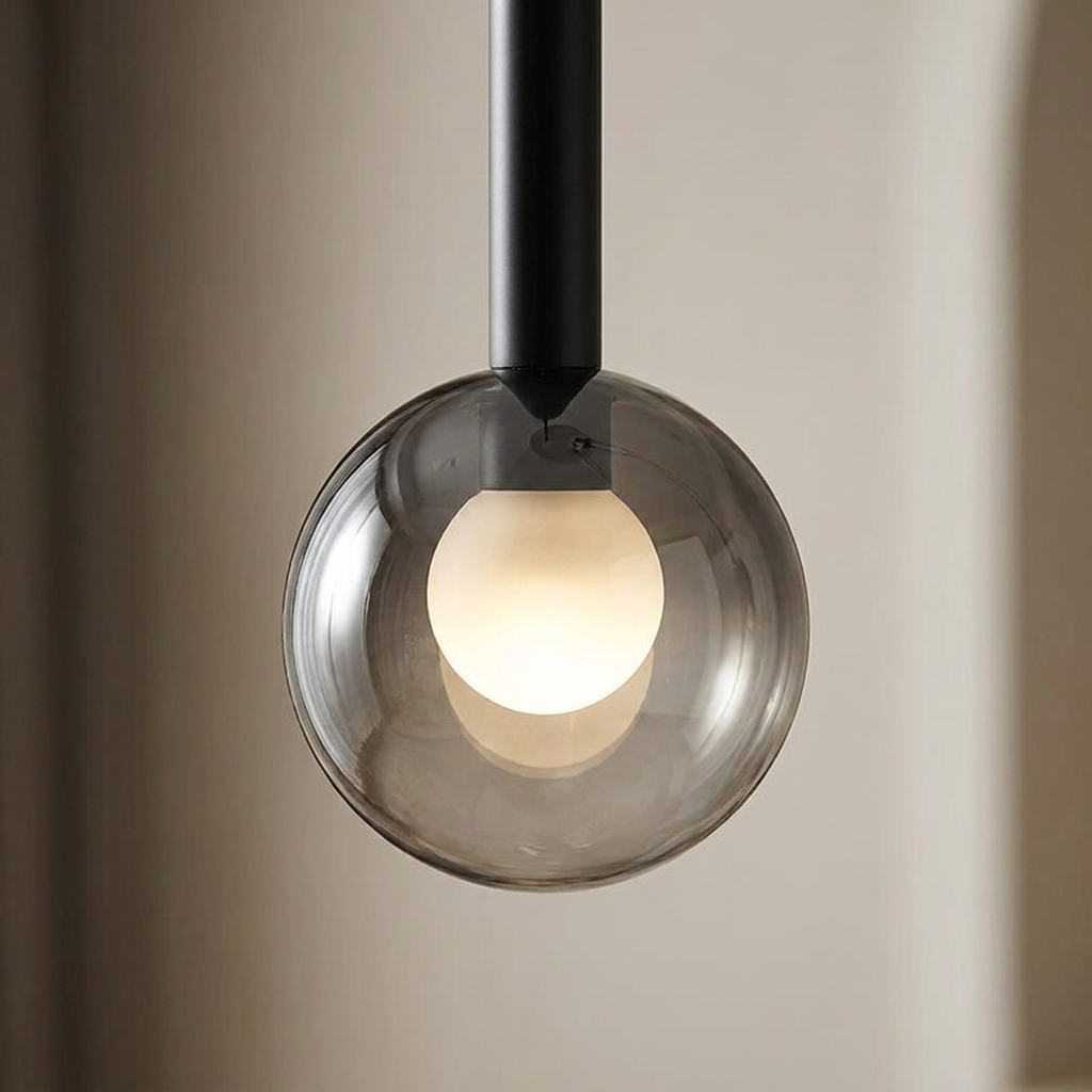 Soleil stair chandelier, detail