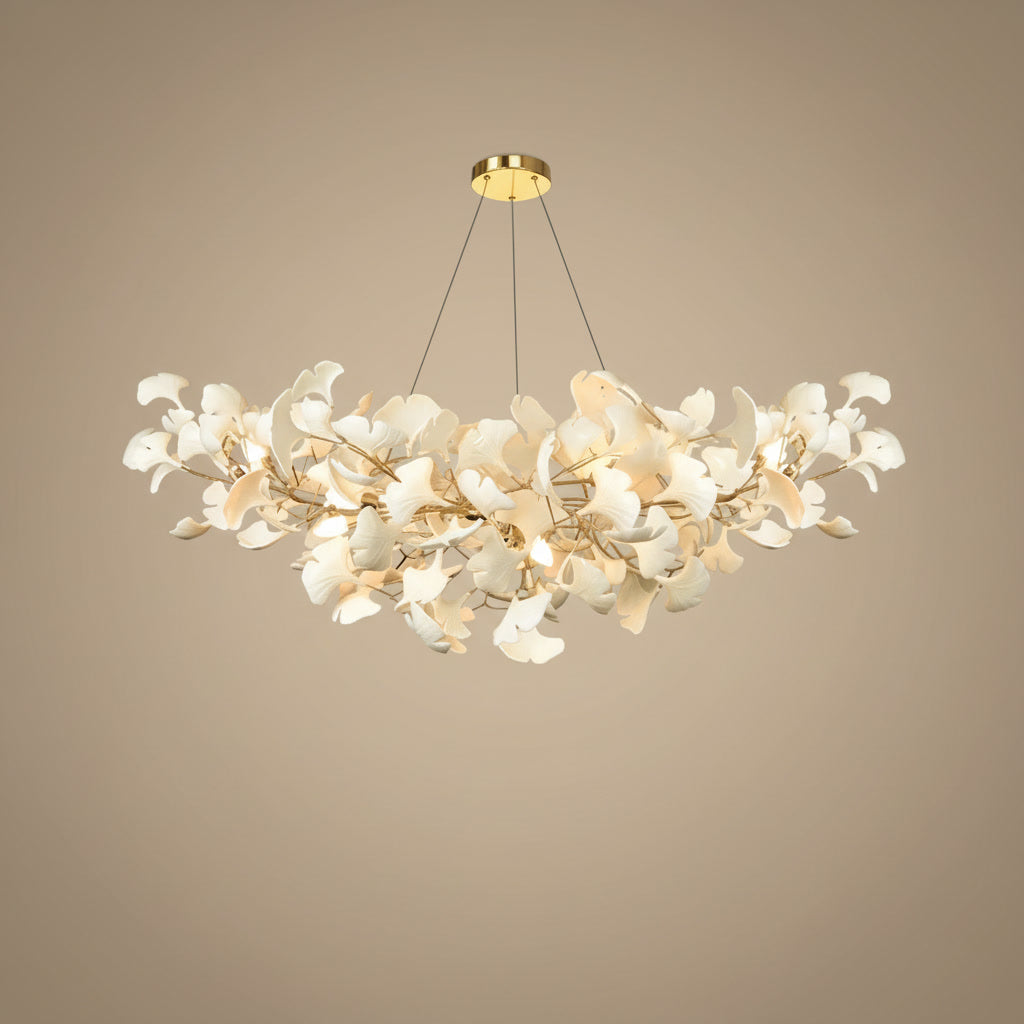 Ginkgo Branch Chandelier - Hero