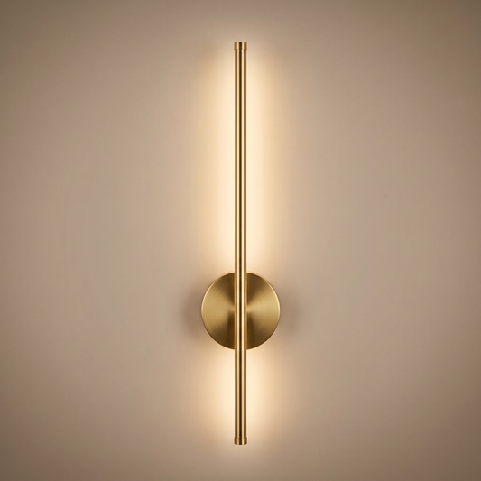 Vela Wall Sconce in brushed gold