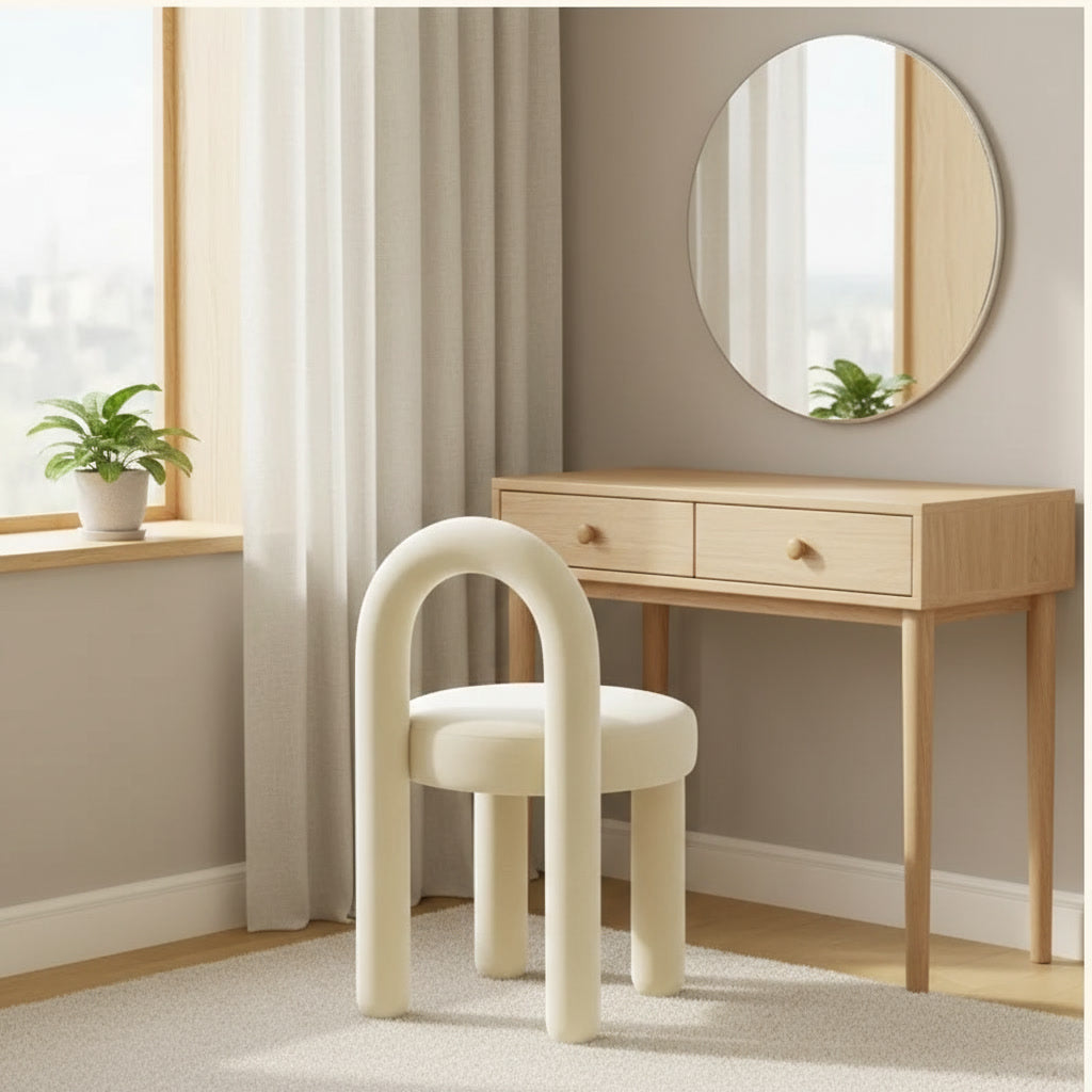 Parlo Vanity Stool - view 3