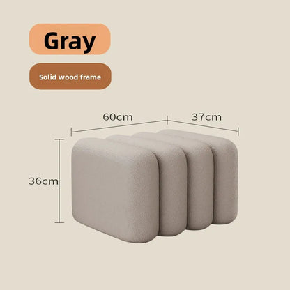 Linden Bench - grey-60cm