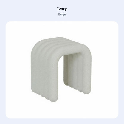 Cleo Arch Stool - Beige