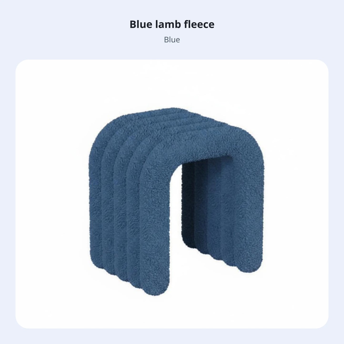 Cleo Arch Stool - Blue