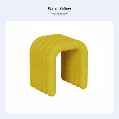 Cleo Arch Stool - Warm Yellow