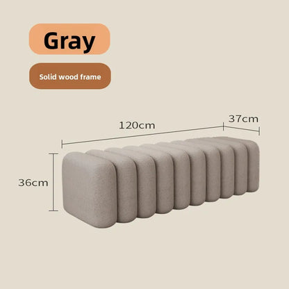 Linden Bench - grey-120cm