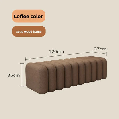 Linden Bench - coffee-120cm