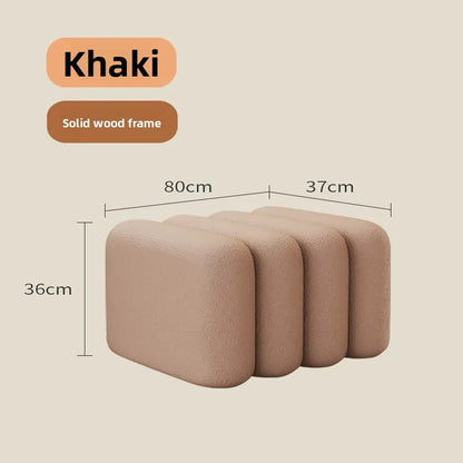 Linden Bench - khaki-80cm