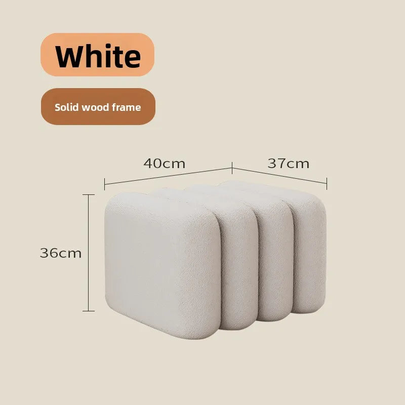 Linden Bench - white-40cm