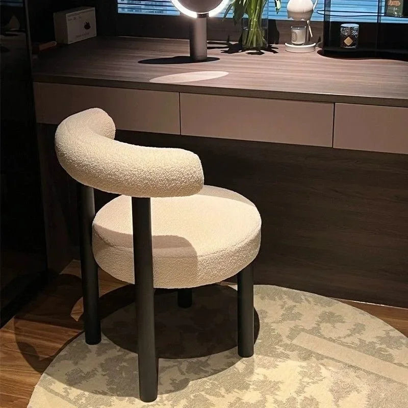 Sable Accent Stool - white