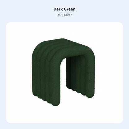Cleo Arch Stool - Dark Green