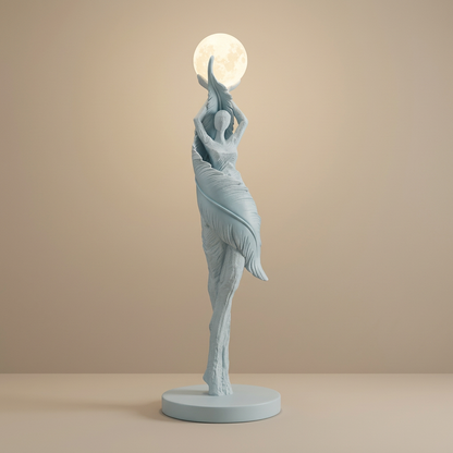 Ardent floor lamp, light blue