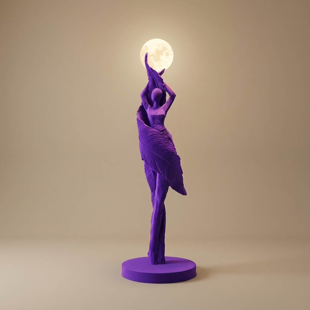 Ardent floor lamp, purple