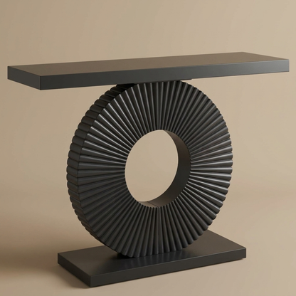 Atelier console table, onyx