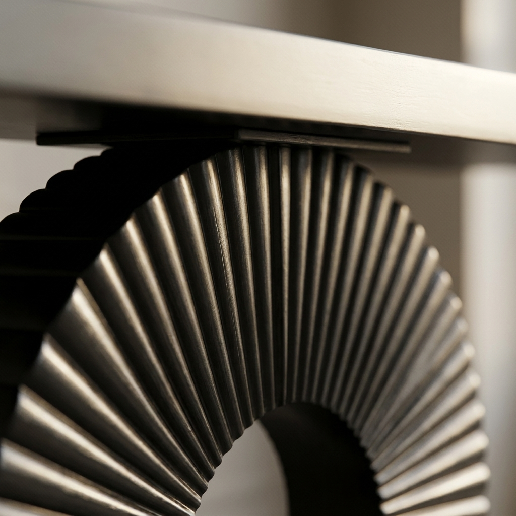 Atelier console table, detail