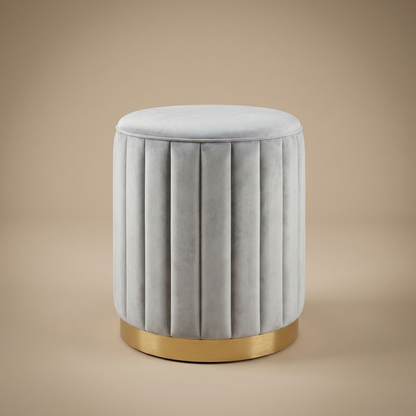 Blythe Storage Stool — grey Basic