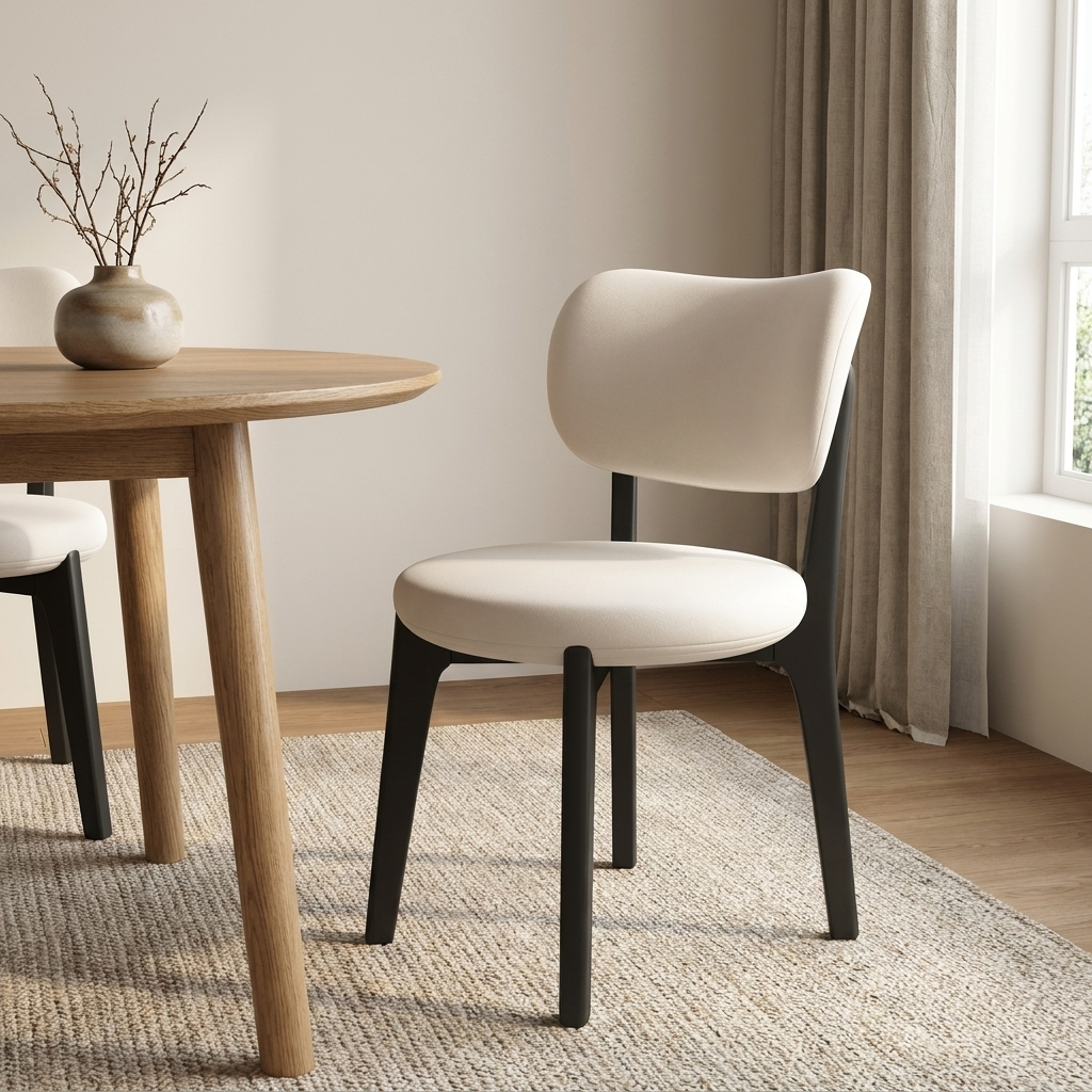 Brae dining chair styled in a dining room