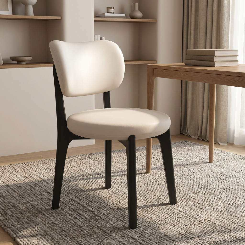 Brae dining chair styled in a study
