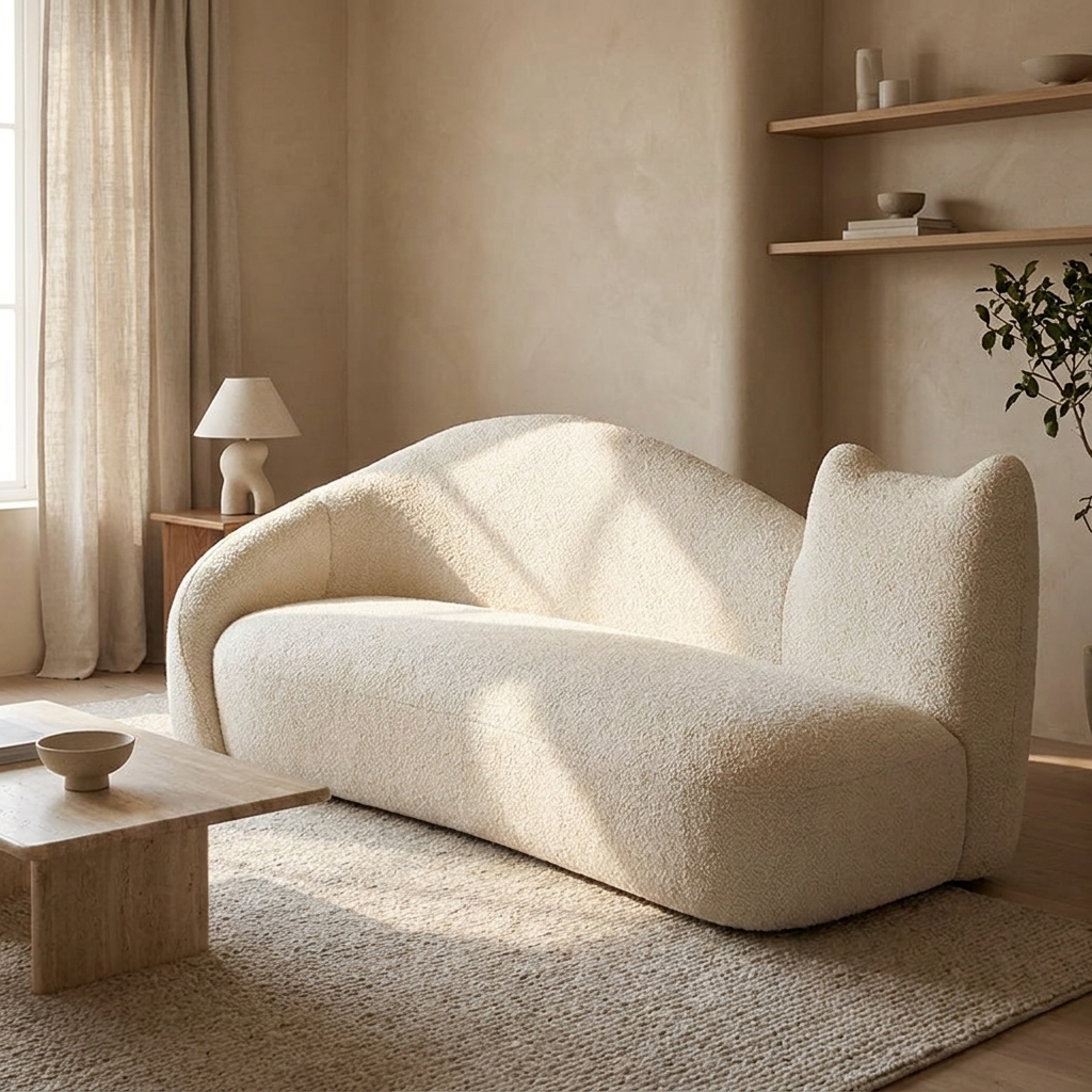 Calla sofa styled in a living room