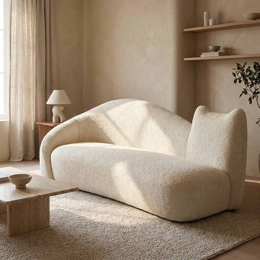 Calla sofa styled in a living room