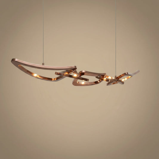 Calix Linear Chandelier - Linear Gold
