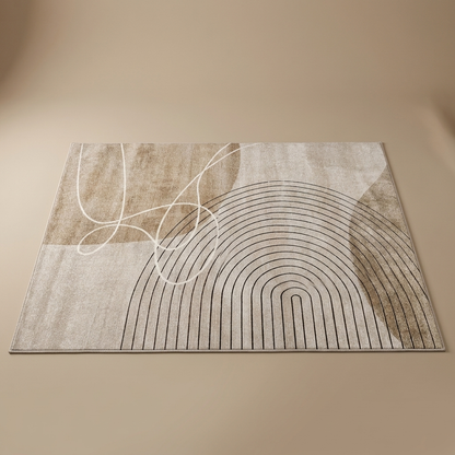 Cendre rug, camel arc
