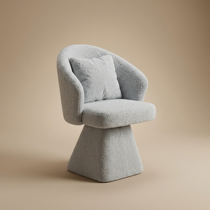 Cirque Vanity Chair — Dove Grey Velvet