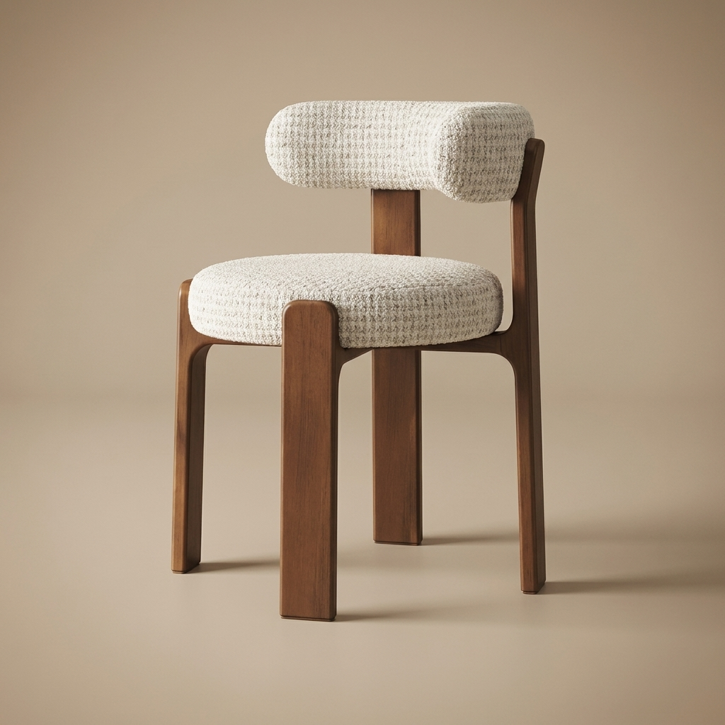 Clea dining chair, white