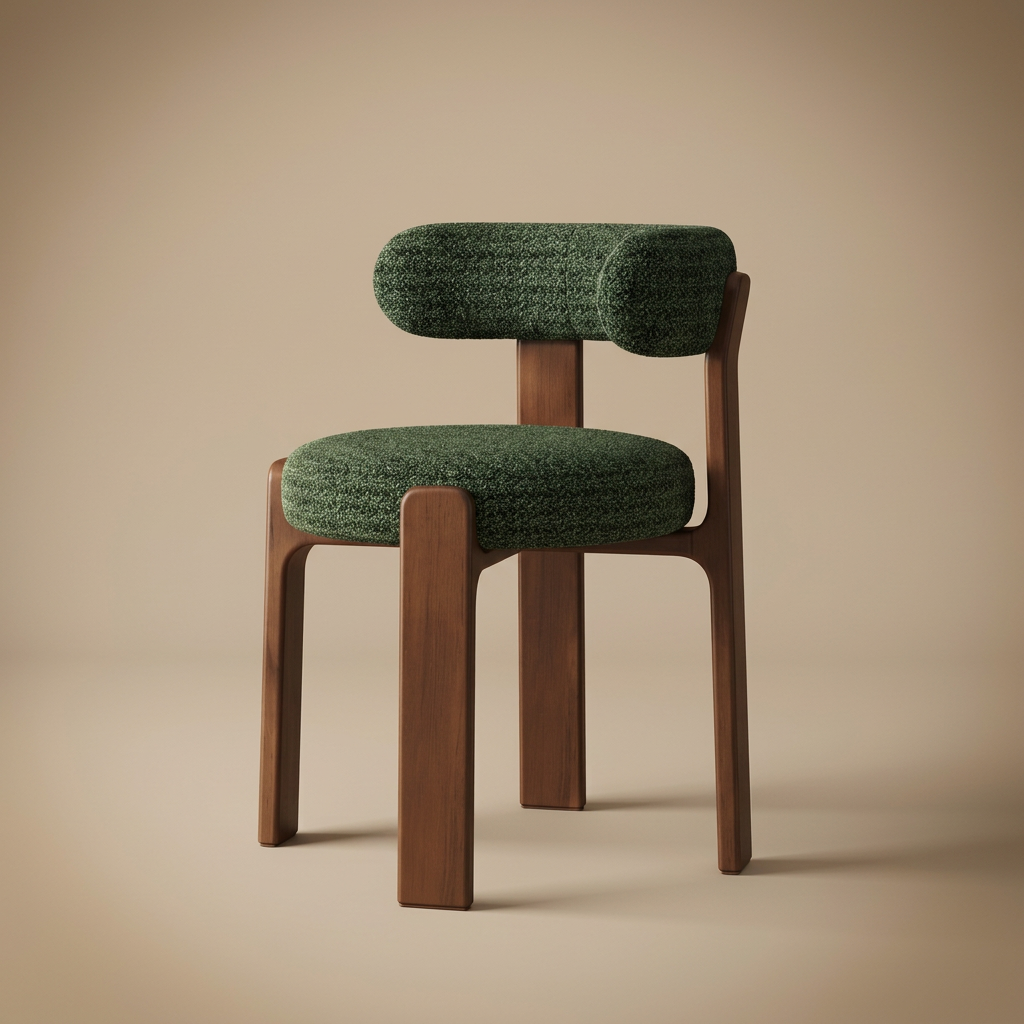 Clea dining chair, green