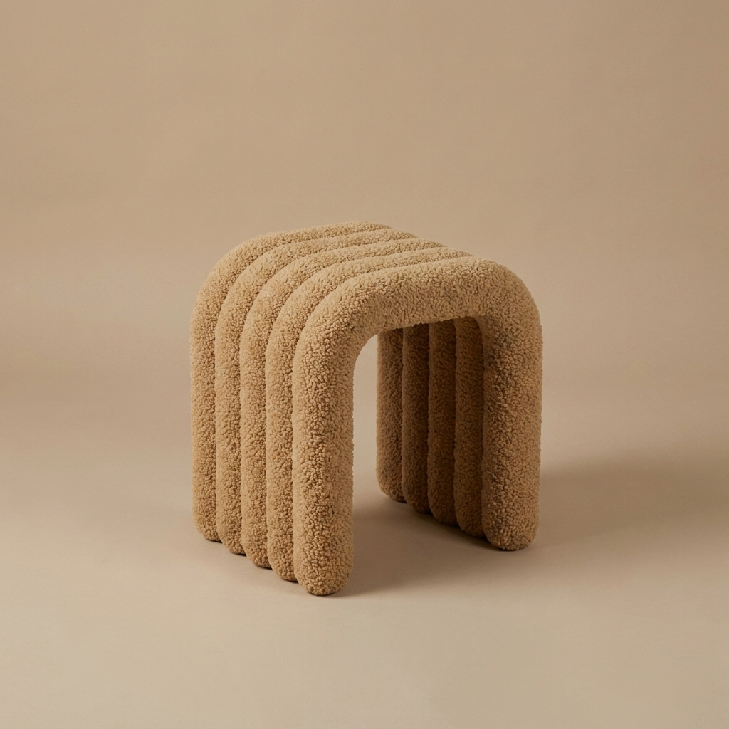 Cleo Arch Stool — Sand