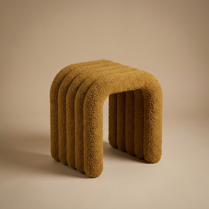 Cleo Arch Stool — Ochre
