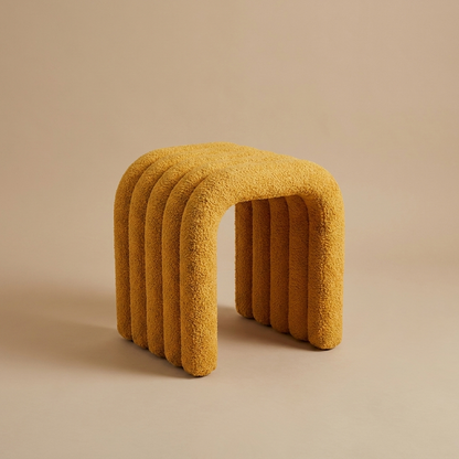Cleo Arch Stool — Amber
