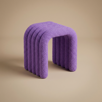 Cleo Arch Stool — Lilac