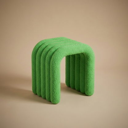 Cleo Arch Stool — Moss