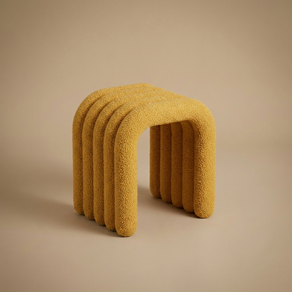 Cleo Arch Stool — Honey