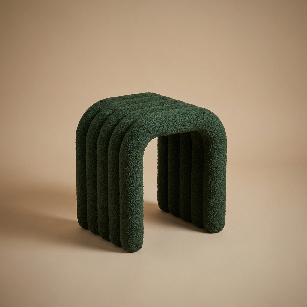 Cleo Arch Stool — Forest