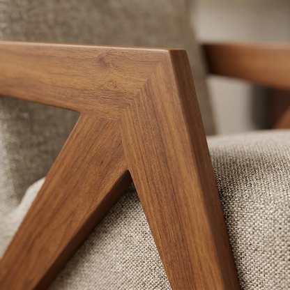Clio lounge armchair, detail
