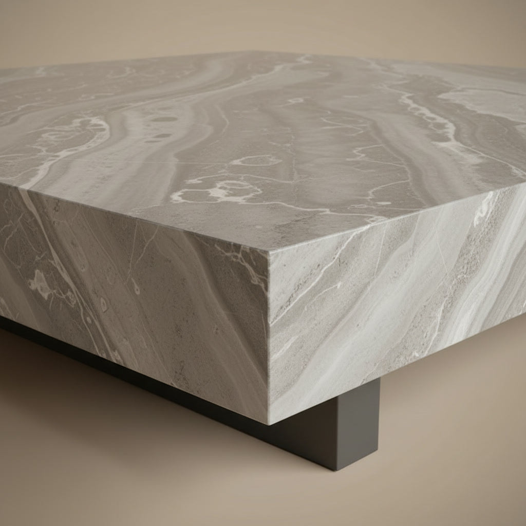 Cove Stone Coffee Table - Stone detail