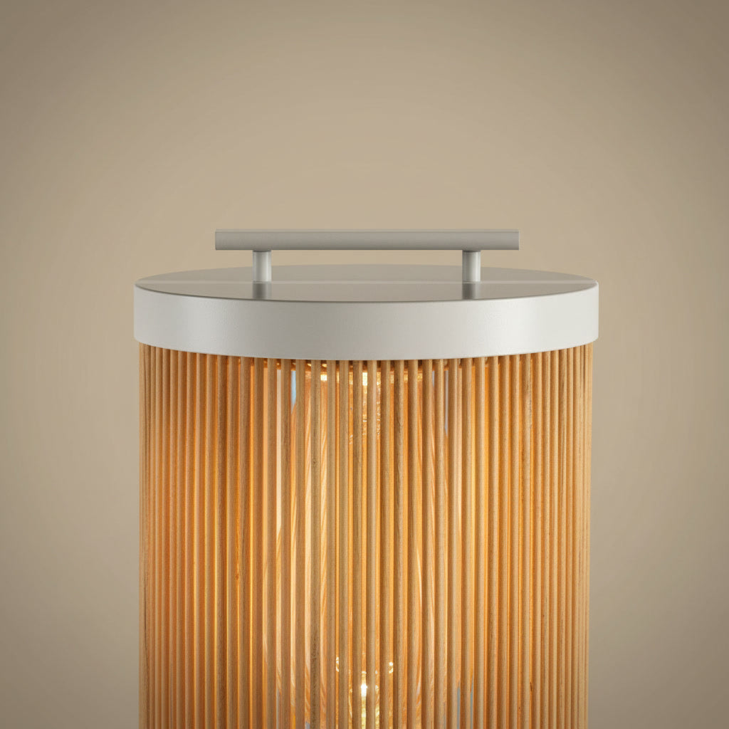 Solstice Garden Lantern - woven cap detail