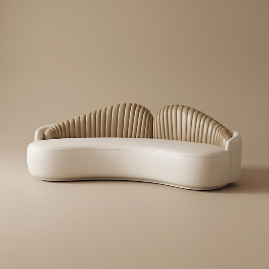 Cosima sofa, cream / khaki