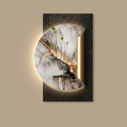 Crane backlit wall art panel, style a