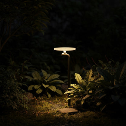Lumira Garden Light - glowing at night