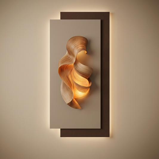 Dune backlit wall art panel, style a