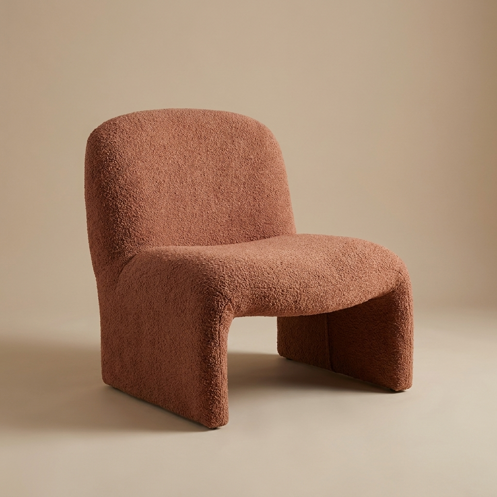 Fable Accent Sofa — Rust