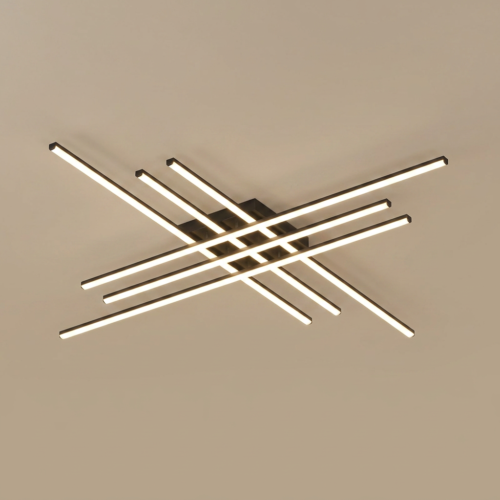 Fenwick flush ceiling light, black medium