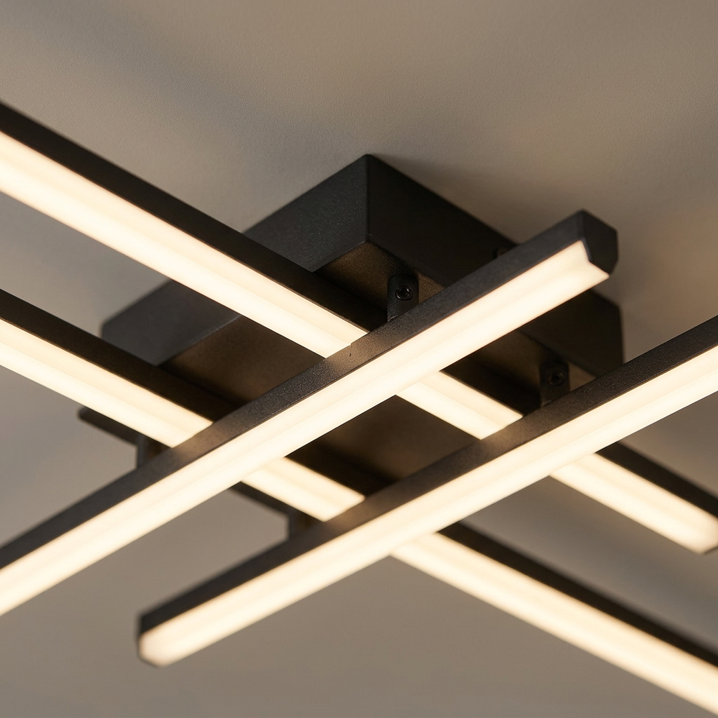 Fenwick flush ceiling light, detail