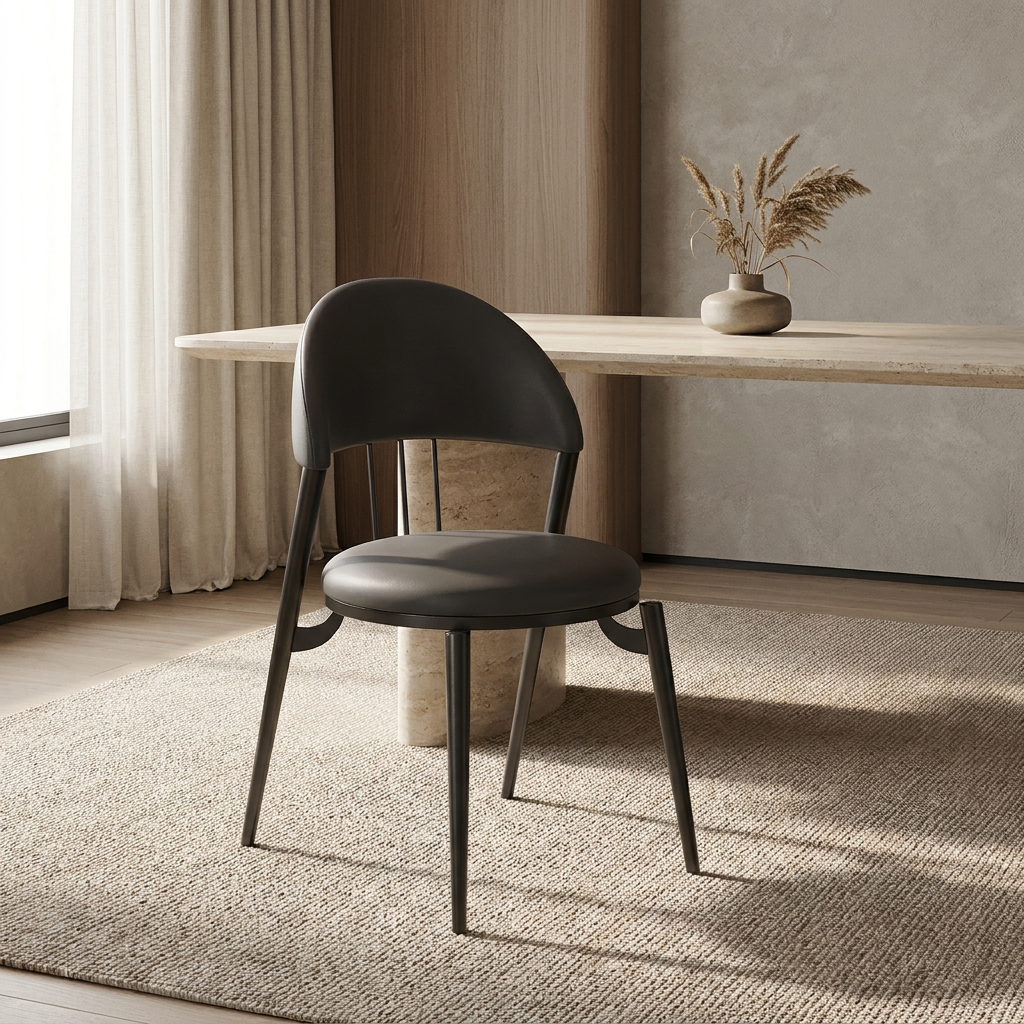 Ferrara dining chair styled in a dining room