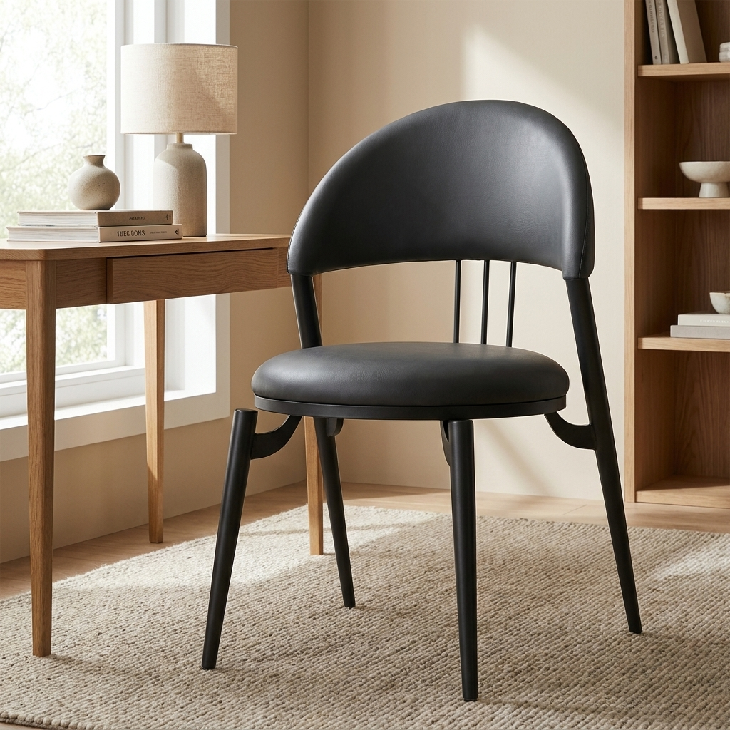 Ferrara dining chair styled in a study